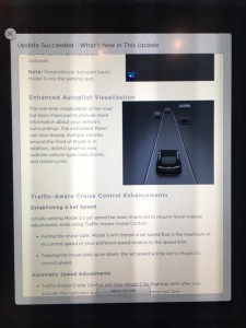 Tesla Update 7.1 Feature verbesserte Autopilot Darstellung